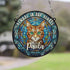 Cat Bengal Memorial Stained Glass Effect Suncatcher